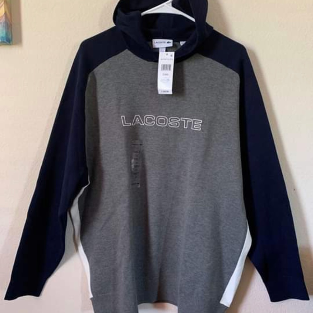 Lacoste Men's Cotton/Wool Hoodie Sweater